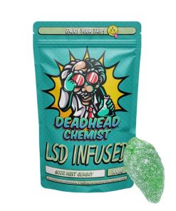 LSD Edible 100ug Sour Mint Gummy Deadhead Chemist